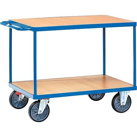 Chariot à plateaux lourds fetra® 2401 Plateau 1000x600mm (1/2)