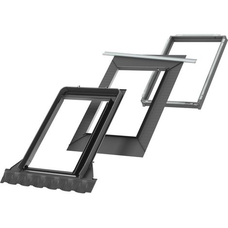 Velux Eindeckrahmen für Dachfenster EDW CK04 2000 55 x 98 cm (1/2)