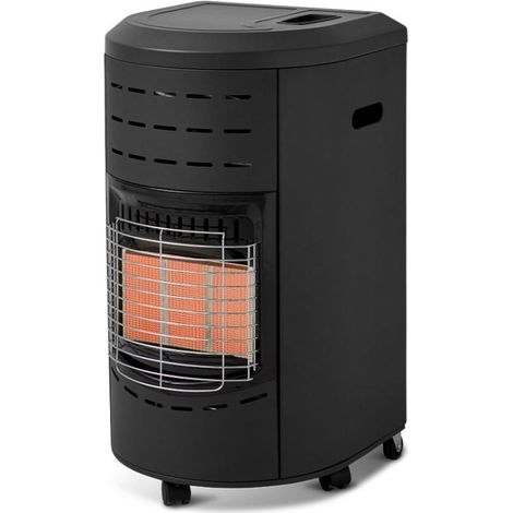 Favex – Chauffage d'appoint gaz infrarouge Calgary – 3 puissances 1500/2900/4200W – Pour pièces jusqu'à 40 m² – Brûleur céramique – Acier noir (1/5)