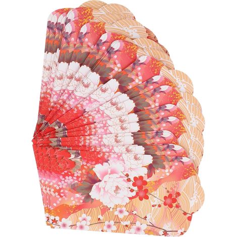 Lot de 30 Enveloppes Rouges Japonaises Pliables « Montagne Fleurie » pour (1/5)