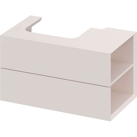 Ravak Lite - Mobile lavabo 80x45x43 cm, 2 cassetti, Alabaster Pink X000001890 (1/5)