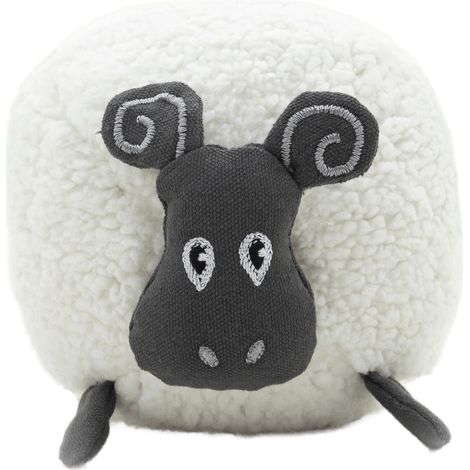 Jouet interactif pour Chien Forme Agneau-S, Design réaliste et coloré, Durable et Facile à Nettoyer, idéal pour Petites et Moyennes Races, 16,5cm, Couleur variée, Modèle Barnyard