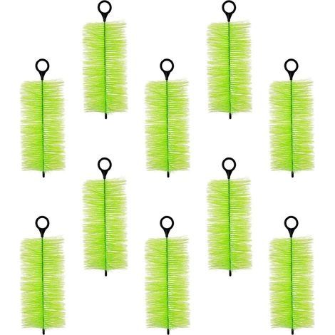 Lot de 10 brosses filtrantes pour bassin à poissons - Brosses de nettoyage efficaces - Filtrations d'eau en plein air - Systèmes de purification - Accessoires pour filtres de bassin (1/5)
