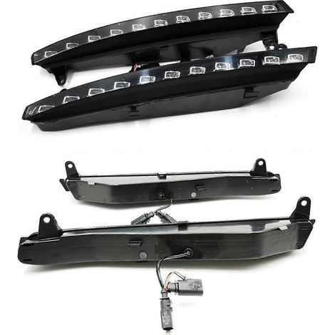 Clignotants pour Audi Q7 (2006-2009), feux de jour à LED 12 V, blanc et jaune, sans mode dynamique, 1 jeu