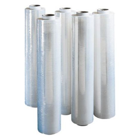 Film étirable manuel - Avec mandrin - 15 µ - Cast -  45 cm x 300 m - Transparent - Lot de 6 - Maxiburo (1/2)