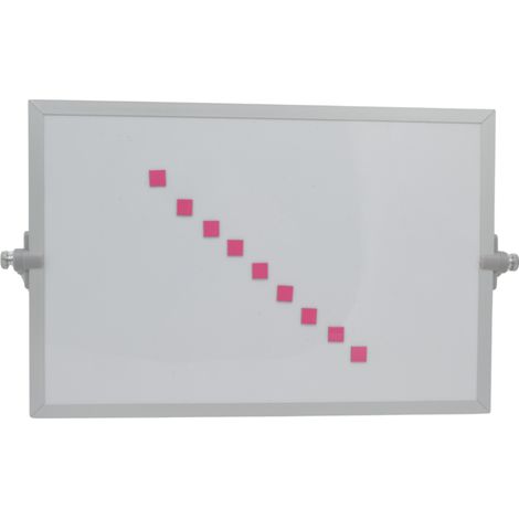 Symbole magnétique Carré 1x1 cm rose