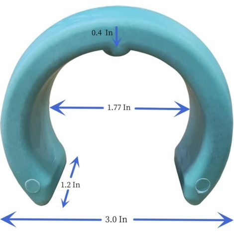 Contrepoids de tuyau de nettoyage de piscine Zodiac pour les nettoyeurs de piscine Zodiac W83247 et X70105 - contrepoids de tuyau lesté d'origine et authentique. (1/3)