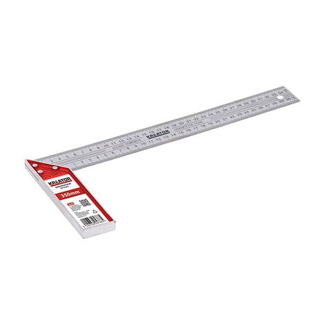 SQUADRA FALEGNAME - ALLUMINIO/ACCIAIO CM 35- 5 pezzi