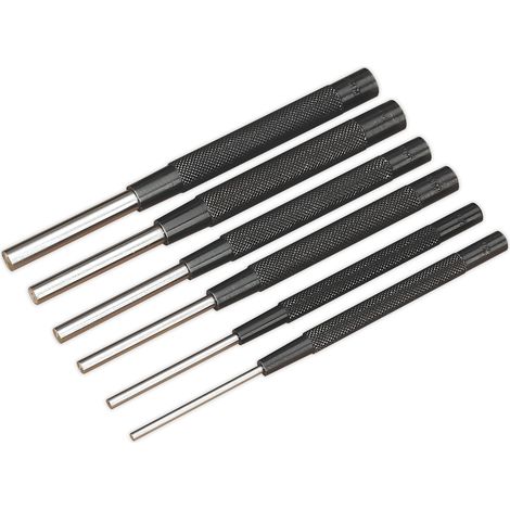 Sealey Parallel Pin Punch Set 6pc AK9123