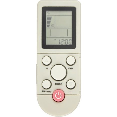 Universelle ABS-Fernbedienung AUX YKRf 001 für Klimaanlagen der Modelle YKRf 09R/010 f 06 und YKRf 016E, 11,34,22 cm (1/5)