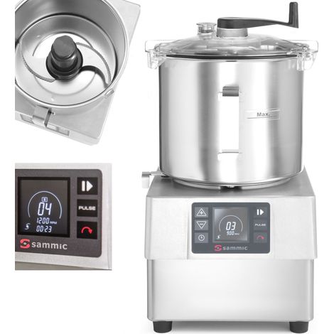 Coupe-émulsionneur KE-8V pour hacher, moudre, 8 l, 3000 tr/min, 1500 W - Sammic 1050853 (1/5)