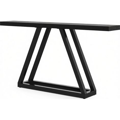 Table de réception moderne, table de couloir, console industrielle, table d’entrée