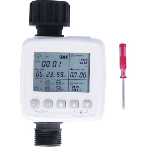 Minuterie arrosage intelligente – serre miniature – irrigation goutte à goutte – aspersion pelouse