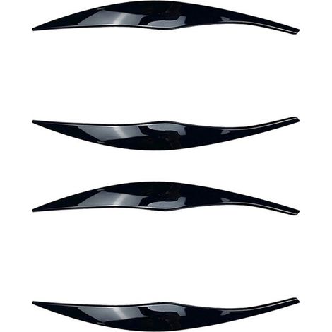 Si tratta di quattro adesivi neri lucidi per fari auto, adatti per sopracciglia/palpebre/ciglia, compatibili con i modelli BMW Serie 3 E90, E91, 320i e 330i prodotti da maggio a dicembre 2012.