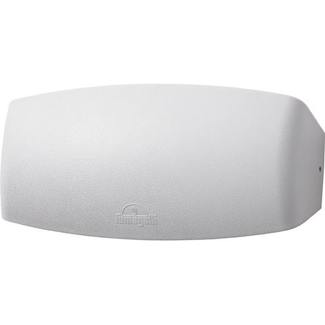 Aplique ABRAM 1xR7s (189mm) 10,5W con pulsador CCT (3colores) IP55 resina blanca (1/2)