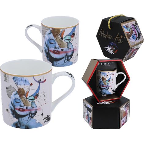 Mug en porcelaine Louis Vuitton Marilyn Monroe, idéal pour offrir (café, thé) (1/3)