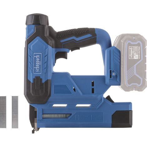 Batería de clavador de grapadoras 20V 60 tiempos mínimo Scheppach c-nag180-x (1/5)