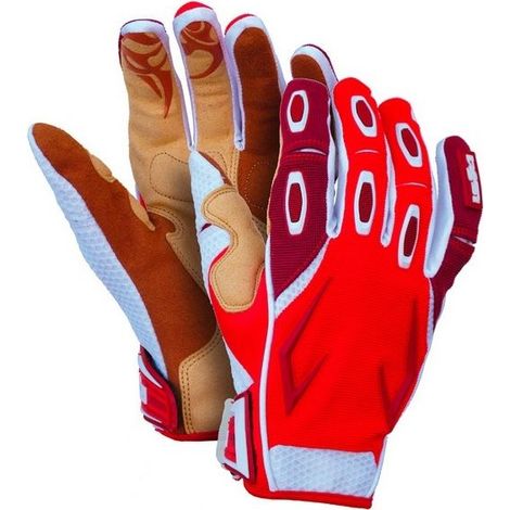 ISSALINE 07323L Race Guanto High Tech pelle sintetica Clarino rinforzi gomma gel antiscivolo taglia L