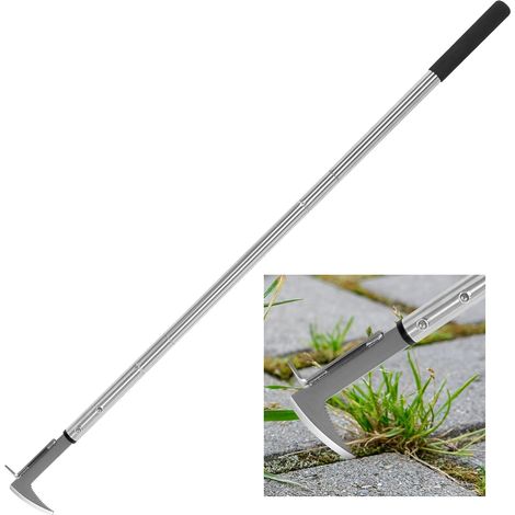 Couteau désherbeur Manuel,désherbeur à Manche Long,138-105-69cm réglable,Outil Désherbage pour Jardin,désherbeur Ergonomique (1/5)