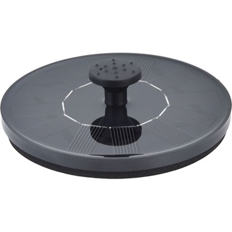 Fontaine solaire 6V 1,0W avec protection contre le manque d'eau IP68, panneau solaire monocristallin en époxy étanche, pompe pour piscine (1/5)