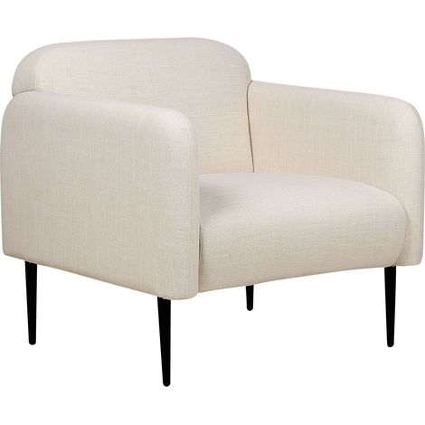 Armchair STOUBY Linen Light Beige