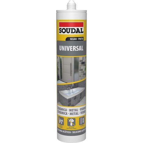 SOUDAL Silicone universale nero 280ml 115926