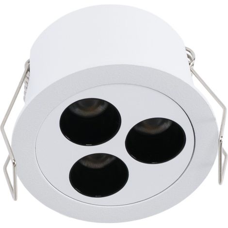 Spot LED encastrable rond 6W - UGR18 - Coupe Ø55mm - Blanc (1/5)
