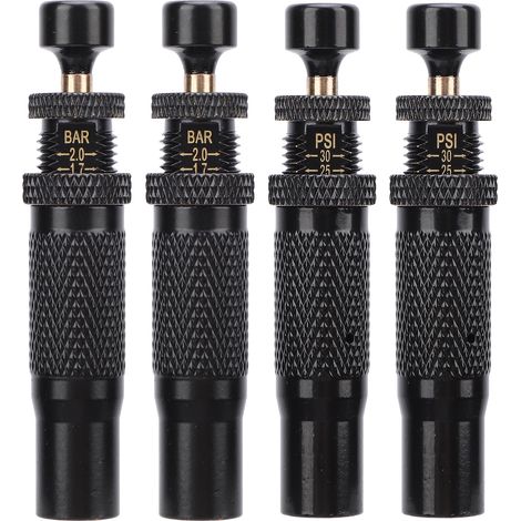 Kit de 4 valves de dégonflage de pneus réglables avec arrêt automatique, pression de 10 à 30 PSI, à visser, pour véhicules tout-terrain 4x4 (1/5)