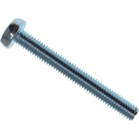 METALMATE Machine Screw Pozi Compatible Pan Head Zp M6 x 50mm Box 25