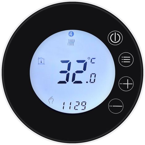 Tuya Smart-Thermostat mit WLAN-Touchscreen (LCD), programmierbarer Temperaturregler, Fernbedienung und App-Steuerung, kompatibel mit Alexa und Google Home.