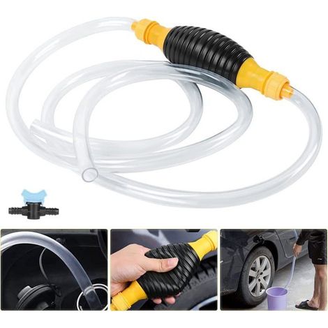 Ecleanfy - Pompe à siphon - AIMOONSA - Siphon 20mm 2m - Tuyau PVC 2 m - Débit 10 L/min - Sphère caoutchouc (1/5)