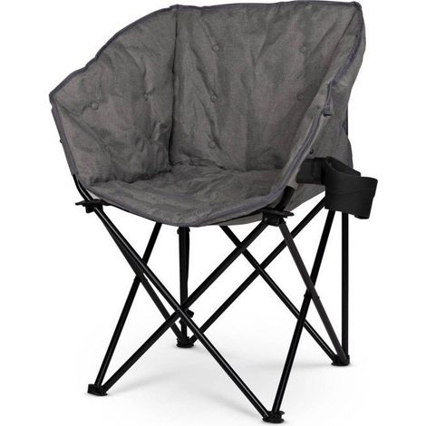 Sillón - KAMPA - Silla TUBB Gris - Plegable acolchado - Gris - 120 kg (1/5)