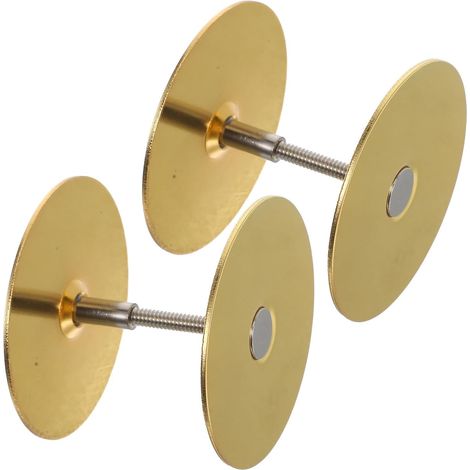 Cache-jonction de serrure 67 mm en acier inoxydable doré, 2 (1/5)