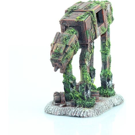 Roboterhund-Figur aus Kunstharz, Aquarium-Dekoration, Landschaftssimulation, Fischglas-Roboterornament (1/3)