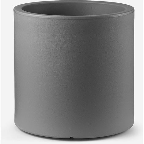 Vaso cilindrico di design per indoor e outdoor Loto cilindro 40 - Ferro (1/3)