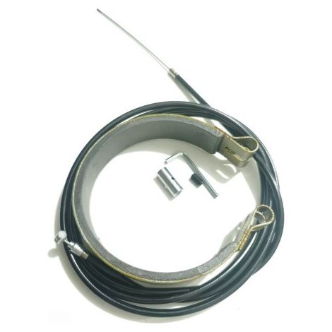 Convient aux accessoires de karting Predator 212cc, bande de frein de 4 pouces, tambour de frein, goupille de frein, câble de frein.