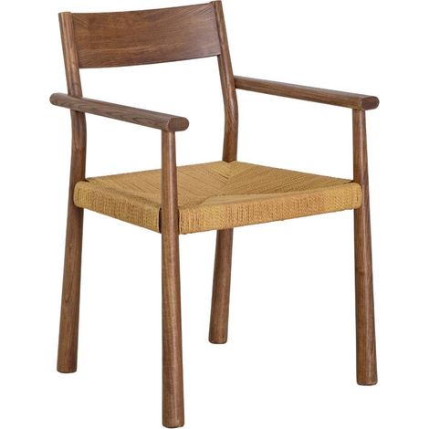 Chaise en bois d'orme et en cordes Lioria (1/5)