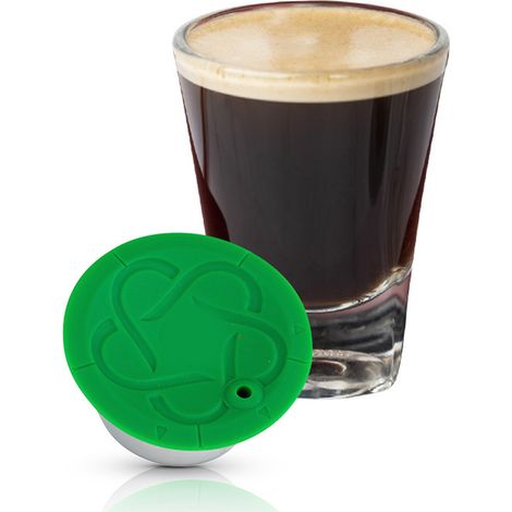 Nachfüllbare Filterkapsel für Dolce Gusto Maschinen – Hochwertiger Edelstahlbecher mit Silikondeckel