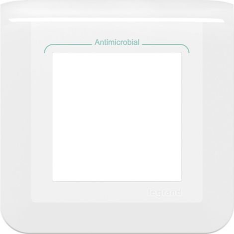 Plaque de finition 2 Modules Mosaic - Blanc Antimicrobien - 078722L