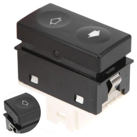 FENOPLASTICAInterrupteur de lève-vitre électrique 61311387388 de remplacement pour BMW E36 328i Cabriolet M52 MANUEL BK73 (1/4)