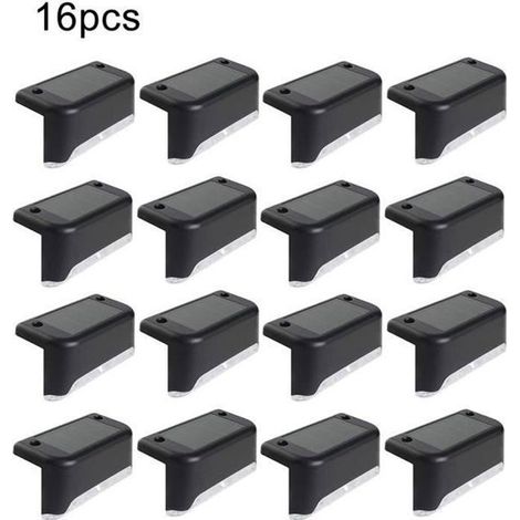 ABS-LED-Solar-Terrassenleuchte – IP65 – 16 Leuchtmittel – Für den Außenbereich (1/4)