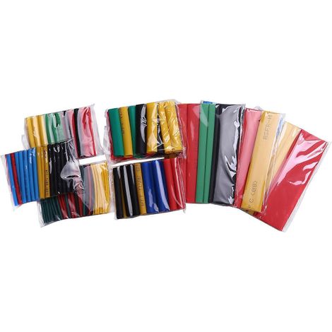 Kit d'outils et accessoires pour gaines thermorétractables PE assorties (164 pièces) (1/5)