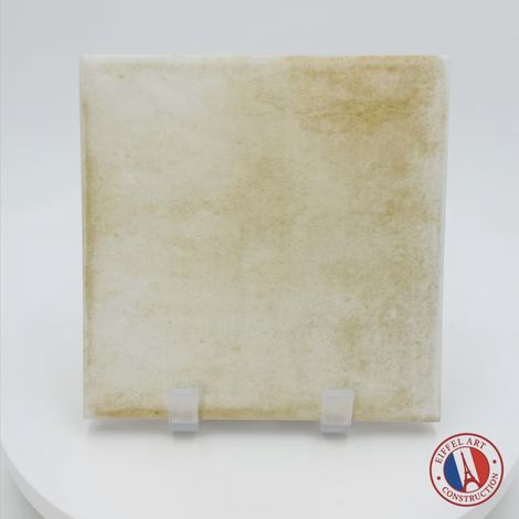 Aelle - Carrelage extérieur piscine carré beige mate 15x15 cm SPA&POOLS CANVAS MAT - Vendu par boîte de 0,5 m² (1/5)