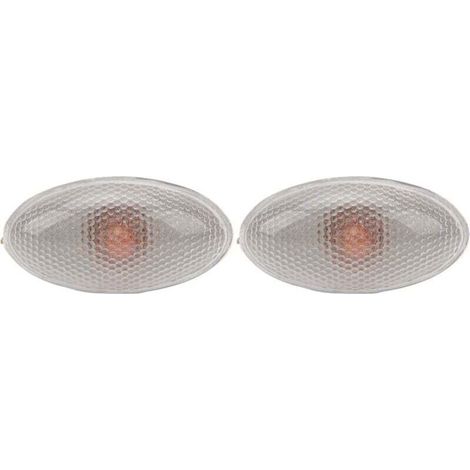 AIPERQ Jeffergarden 2 pièces LED feu de position latéral lumineux 12V 632574 remplacement de lampe de clignotant latéral pour Peugeot 206 407 607 (1/4)