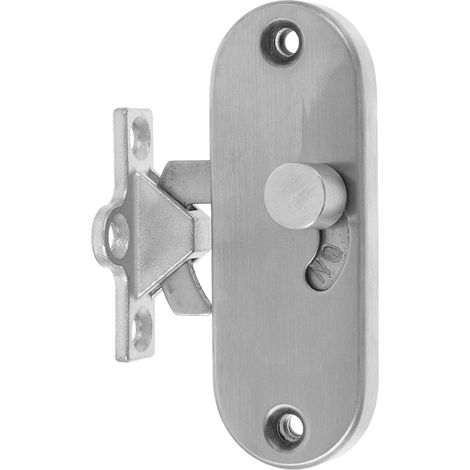Installation Steel Bathroom Security Closure Sliding Degree Screws (1/5)