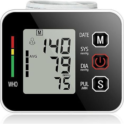 tensiomtre Lectronique Professionnel Au Bras, Tensiomtre  Brassard Intelligent Et Prcis, Dtection Automatique De L'hypertension, Arythmie, Pouls,