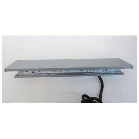 Applique murale LED 15W alu grise 310X65X30mm 3000K 479lm 230V IK08 IP54 APPEAL SIMES S.6400W.14