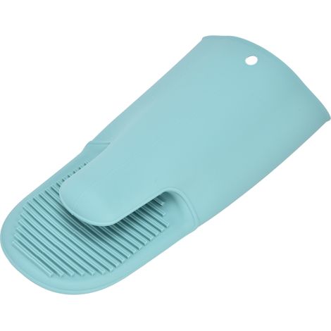 Gants isolants en silicone épais et antidérapants pour four, micro-ondes et barbecue, vert nordique (1/5)