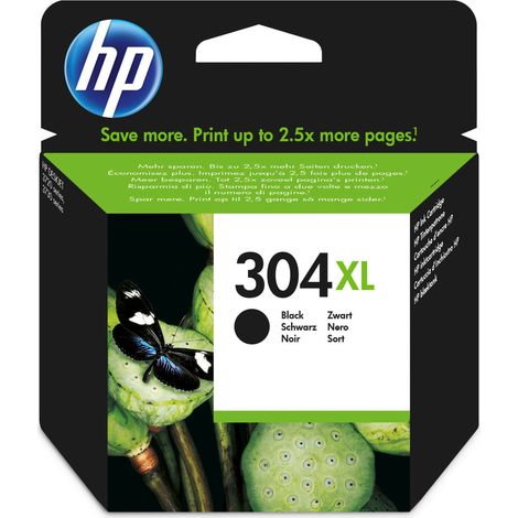 HP Cartuccia Inchiostro Originale Nero 304XL