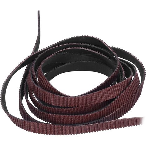 Courroie de distribution en caoutchouc pour poulie dentée, courroie de transmission synchrone 2GT-9RF 2M (1/5)